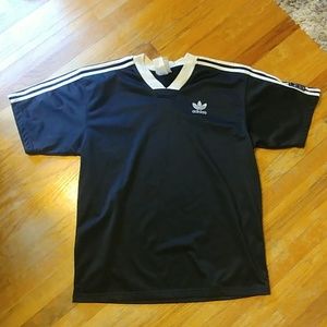 Vintage Adidas trefoil soccer jersey